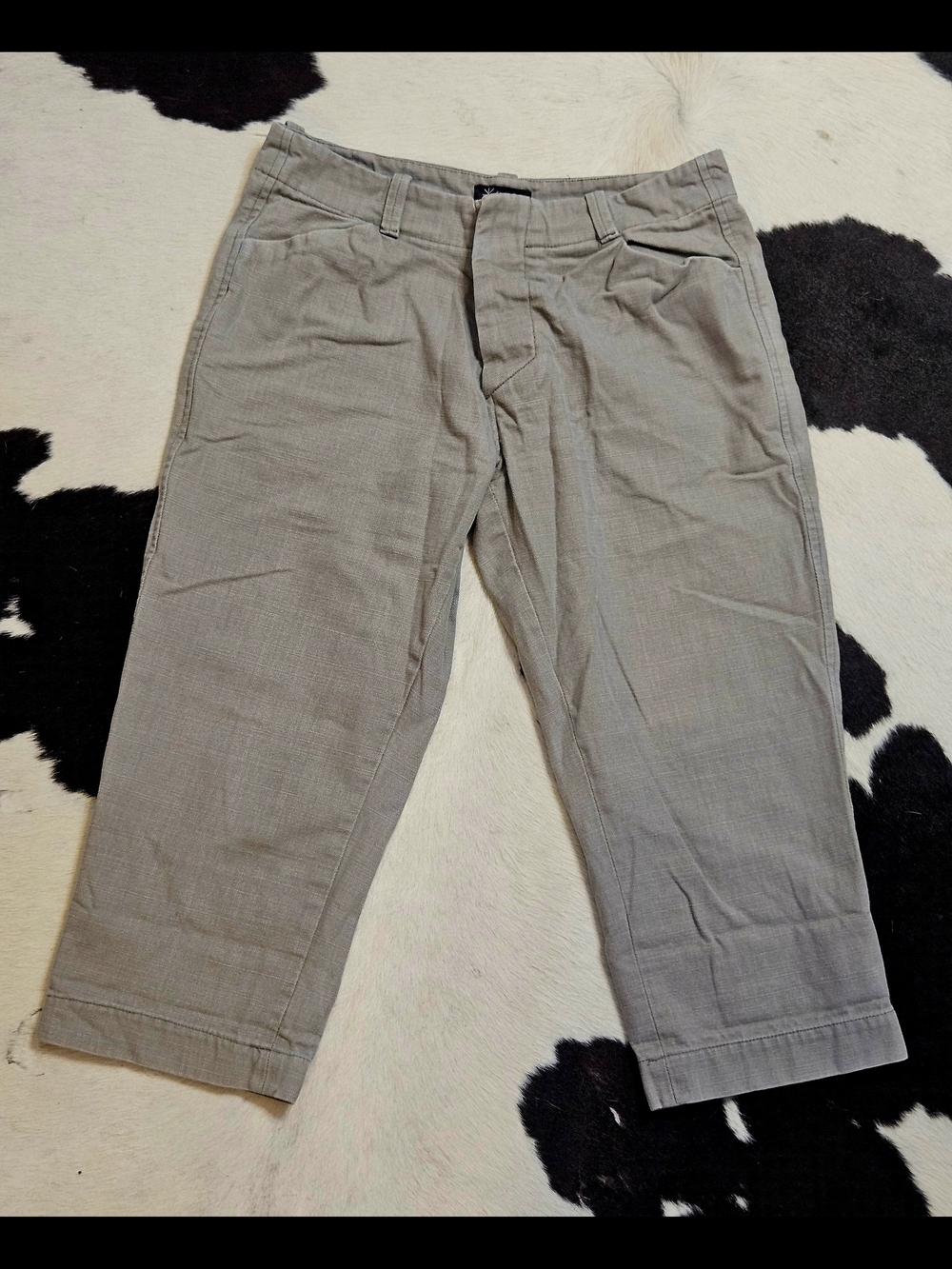 Etoile ISABEL MARANT Designer Tailored Men’s Dress Crop Pants in Light Gray Sz 1